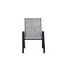 Sapphtopaz Outdoor Dining Chairs Steel Patio Chairs with Armrest High Backrest Breathable Fabric for Backyard, Patio, Pool, Lawn - 4 of 4