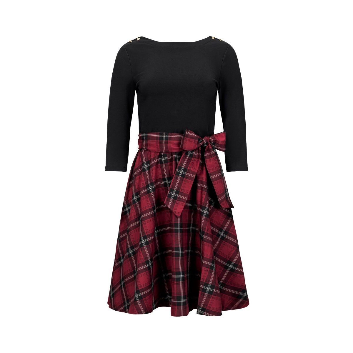 Hope & Henry Women's Long Sleeve French Skater Dress - thumbnail 5
