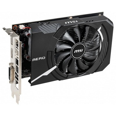 MSI AERO GeForce GTX 1650 AERO ITX 4G OC GeForce GTX 1650 Graphic Card - 4 GB GDDR5 - 128 bit Bus Width - DisplayPort - HDMI - DVI