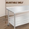 Stainless Steel NSF Commercial Work Prep Table Height Adjustable - 3 of 4