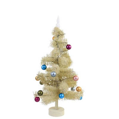 Christmas Vintage Style Bottle Brush Tree Small Cody Foster  -  Decorative Figurines