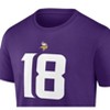 NFL Minnesota Vikings Short Sleeve Core Jefferson Big & Tall T-Shirt - 3 of 4