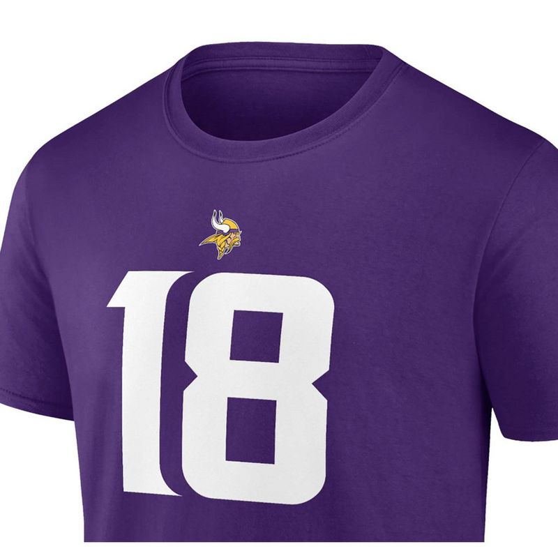NFL Minnesota Vikings Short Sleeve Core Jefferson Big & Tall T-Shirt, 3 of 5