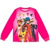 Miraculous Vesperia Rena Rouge Cat Noir Girls Pajama Shirt and Pants Sleep Set Little Kid to Big Kid - image 3 of 4