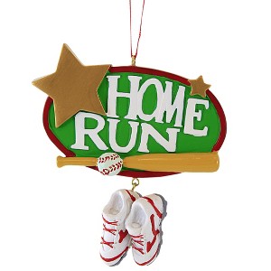 Kurt S. Adler 4.0 Inch Baseball Home Run Tree Ornament , Sports Bat Ball Shoes (1PC) - 1 of 3
