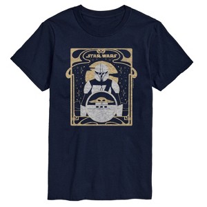 Men's - Star Wars - The Mandalorian Mando Celestial Short Sleeve Graphic T-Shirt - 1 of 4