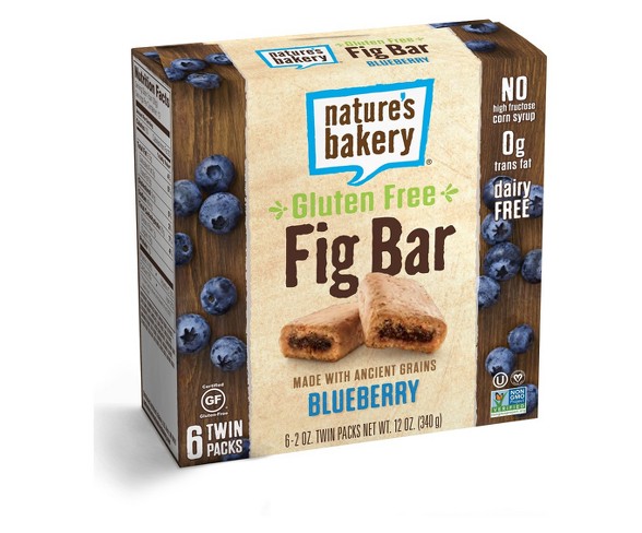 Nature's Bakery Blueberry Gluten Free Fig Bar - 12oz