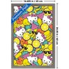 Trends International Hello Kitty: 2016 Fun and Fruity - Sweet Citrus Collage Framed Wall Poster Prints - 3 of 4