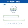 Unique Bargains Carbon Steel No Drilling Adjustable Tension Shower Curtain Rod 2 Pcs - 2 of 4