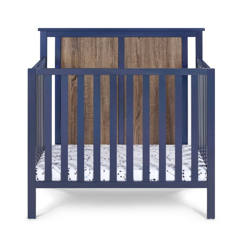 Photos - Kids Furniture Suite Bebe Connelly 3-in-1 Convertible Mini Crib with Mattress Pad - Midni