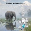 Sterling Silver Elephant Charm with 12 Birthstones - Bead for Bracelets & Jewelry Making, Gift for Women - 4 of 4