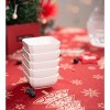 Aoibox Ultra-Strong Ceramic Dip Bowls Set, White Dipping Sauce Dishes for Tomato, Soy, BBQ and Party Dinner - Set of 6 - 2 of 4
