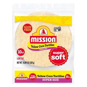 Mission Gluten Free Super Size Yellow Corn Tortillas - 10.84oz/10ct