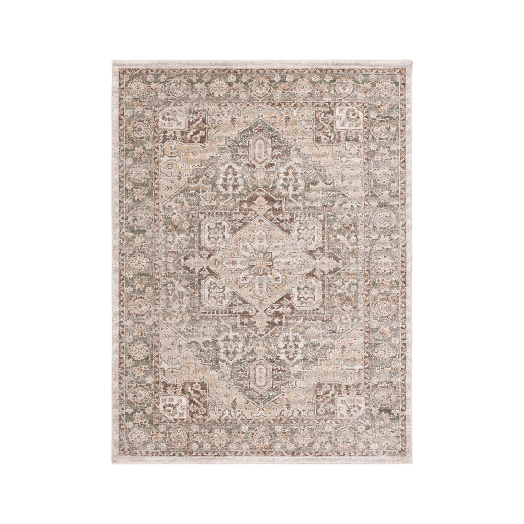 Hazel HZL500 Power Loomed Indoor Area Rug - Green/Brown - 8'x10' - Safavieh