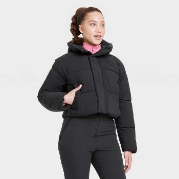 KECKS Puffer Jacket Women Mid-Length Style Plus Down Pad Down