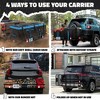 Mockins 60"x24"x6" Tow Hitch Cargo Rack with 25 Cu.Ft. Cargo Bag and Luggage Carrier Accessories - 3 of 4