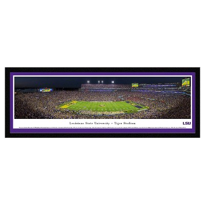 NCAA LSU Tigers BlakewayFootball Stadium View Framed Wall Art