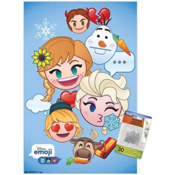 Trends International Disney Emoji - Frozen Unframed Wall Poster Prints