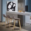 NicBex Set of 2 Bar Stools for Kitchen Island,Modern Counter Bar Stools with Wood Frame,Bar Chairs for Dining Rooms,Kitchens Islands - 3 of 4