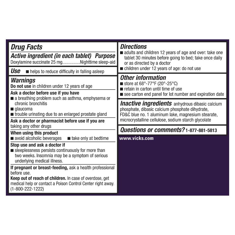 ZzzQuil Ultra Nighttime Sleep-Aid Tablets - 48ct, 3 of 9