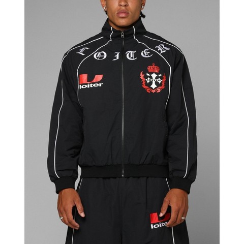 LOITER Mens Imperial Track Jacket - Black M