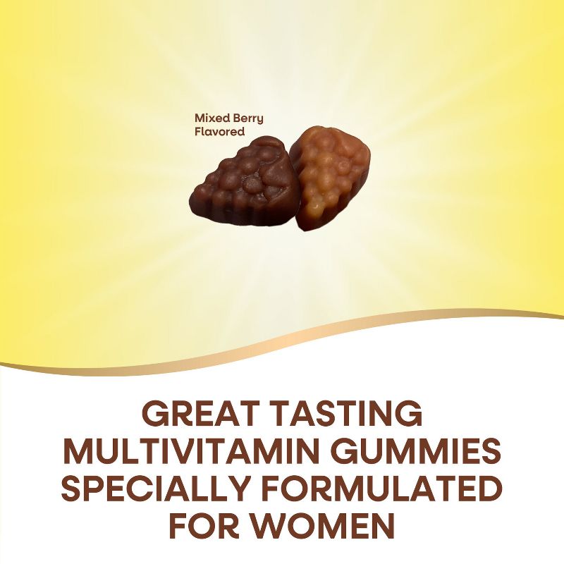 Nature's Way Alive! Women's Gummy Multivitamins - Mixed Berry, 5 of 13