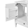 CIPACHO 30" White Bathroom Vanity with Ceramic Sink - 3 Drawers, Solid Wood Frame Modern Storage Cabinet for Home - 4 of 4
