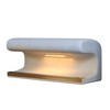 Kumasinova 37"Smart Entryway Ottoman Bench with LED Sensor Light,Anti-Scatch Leather Bench for Living Room,Bedroom&Hallway,Pets Friendly - 4 of 4