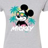 Women's - Disney - Mickey Sunset Shades Fitted Graphic T-Shirt - 2 of 3