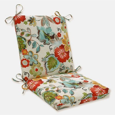 Outdoor/Indoor Alatriste Ivory Squared Corners Chair Cushion - Pillow Perfect