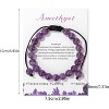 Natural Stone Crystal Beaded Bracelets Adjustable Handmade Gemstone Bracelet Healing Jewelry - 2 of 4
