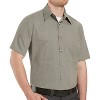 Red Kap Men's Short Sleeve Geometric Microcheck Work Shirt - 4 of 4