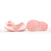 Komuello Toddler Girl First Walk Sock Shoes Flat Style - Pompom Flower Pink - 4 of 4