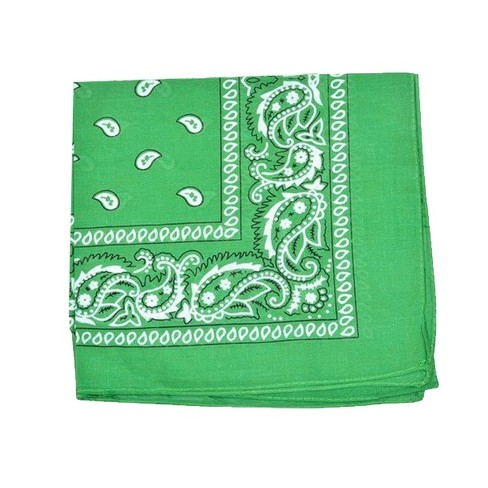 Unibasic Paisley Cotton Bandana XL, head wrap, handkerchief - 10 Pack - image 1 of 1