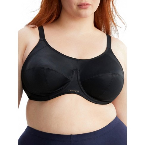 Elomi Women's Energise High Impact Underwire Sports Bra - El8041 36ff Black  : Target