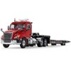 2018 Freightliner Cascadia Day Cab with Fontaine Traverse HT Hydraulic Tail Trailer Red & Black 1/34 Diecast Model by First Gear - 2 of 3