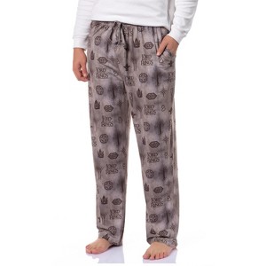 The Lord of the Rings Men's Tossed Print Sleep Pajama Pants - 1 of 4