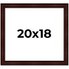 PosterPalooza | Distressed Brown Picture Frame - UV Acrylic, Backing Board, Hanging Hardware Included - 2 of 4