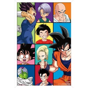 Trends International Dragon Ball Z - Grid Framed Wall Poster Prints - 1 of 4