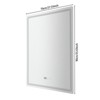 YIYIBYUS Bathroom Mirror with LED Lights and Defogging Time, Dimmable Anti-Fog Mirror - 4 of 4