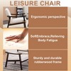 Kumasinova Mid Century Modern Accent Chair,Upholstered Lounge Chair with Wood Frame,Arm Chair for Living Room, Bedroom,Reading Room - 4 of 4