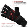 RDX Sports L7 Weight Lifting Leather Gym Gloves - Enhanced Grip Support for Strength Training, CrossFit, Bodybuilding, Powerlifting, Workout Gloves - 3 of 4