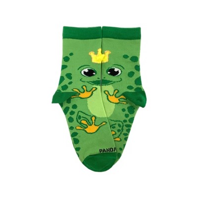 Frog Socks - Medium (ages 5-7) From The Sock Panda : Target