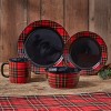 Park Designs Black Sportsman Plaid Dinner Plate Set of 4 - 2 of 3