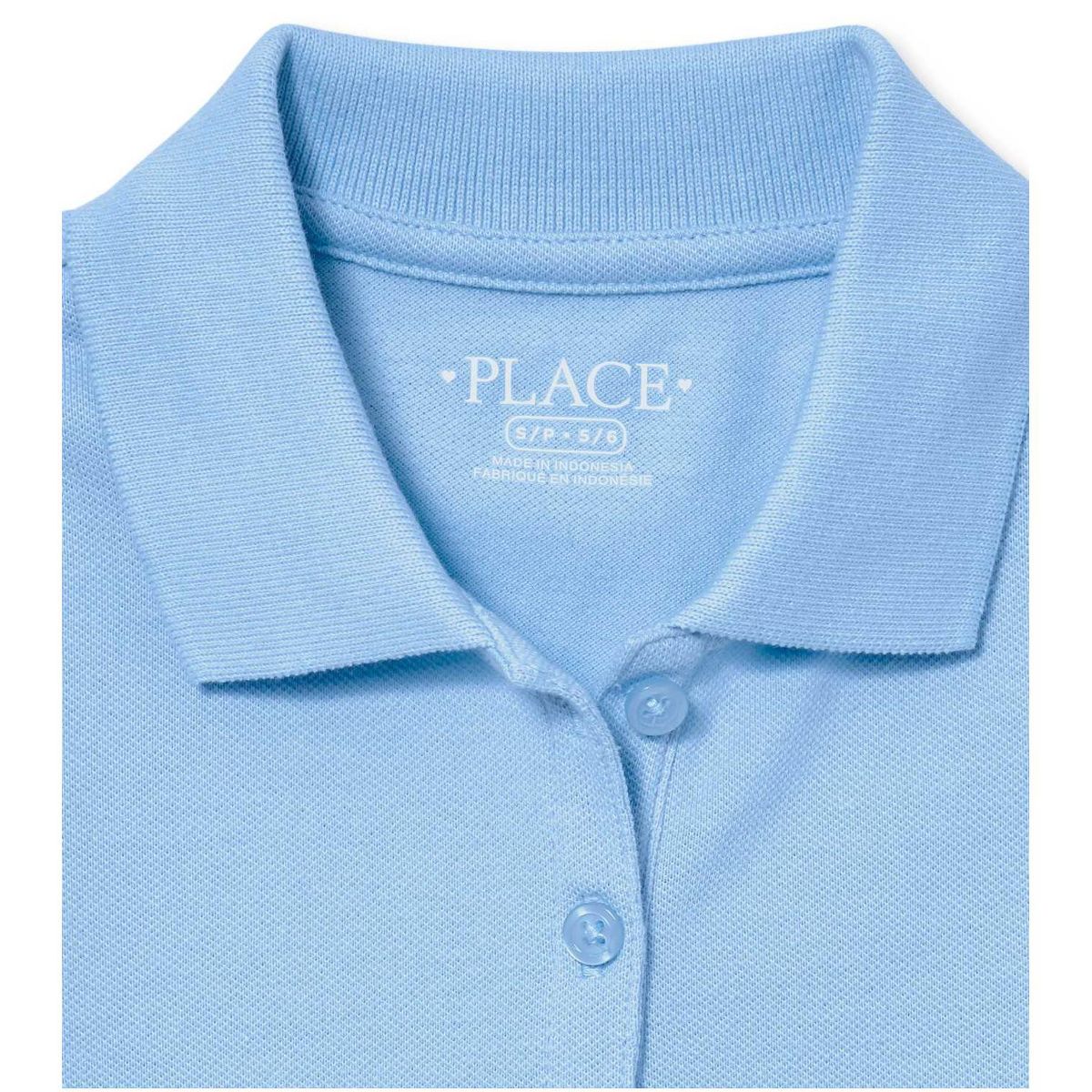 The Children's Place Girls Uniform Short Sleeve Pique Polo - thumbnail 7