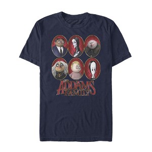 Men's Addams Family Portrait Panels T-Shirt - 1 of 4