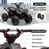 12V Kids Ride-On Electric ATV, 35W Doubal Motor 4-Wheeler Off-Road 4WD Car Toy, Kids Ride On ATV with 2 Control Modes, Music, Horn, High Low Speeds - 4 of 4