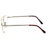 Calabria 8151 Mens Aviator Reading Glasses | Lightweight & Comfortable | Metal Frame | Silicone Nose Pads | 5.25 x 1.6 | Brown | +1.50 - 3 of 4