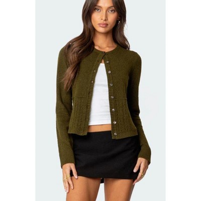 Women's Knit Cardigans Long Sleeve Button Dwon Lightweight Cardigan Sweaters Trendy Fall Outfits