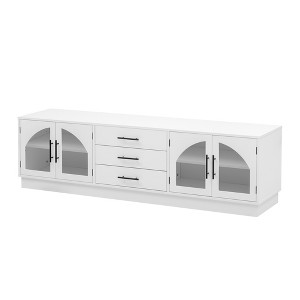 Dexmalle 68.9'' Modern Minimalist TV Stand for TVs up to 75 Inches with Adjustable Shelves - 1 of 4